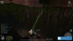 Русская рыбалка 4 - река Вьюнок - Голавль трофейный на вертушку