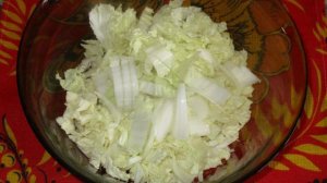 Салат с репой и пекинской капустой