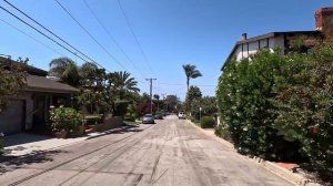 Driving Manhattan Beach Hill Section, Los Angeles Beach Cities