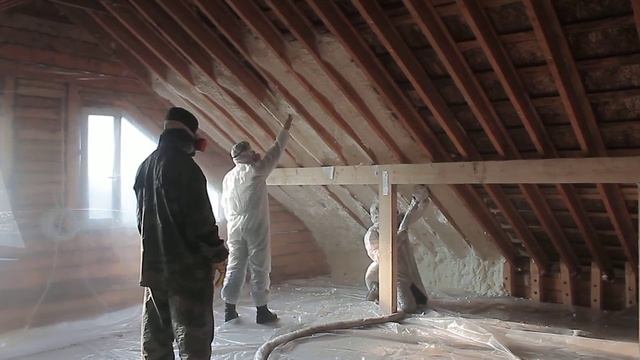 ✅ Утепление мансарды ПеноПолиУретаном ППУ ⭐️⭐️⭐️⭐️⭐️ смотреть онлайн