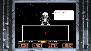 Snowdin Encounter Sans Undertale Fangame