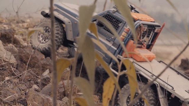 AMAZING RC CAR 4X4 Land Cruiser Lc70 SCX 10  Rc Triailer / RC Bash & Crawler rc