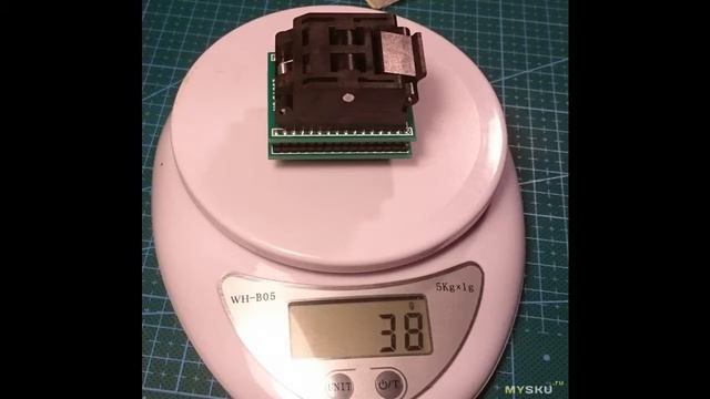 Адаптер QFP32 в DIP28 для ATMEL AVR контроллеров - быстрая прошивка контроллеров для пов... | #Обзо