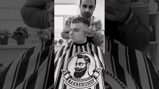 CROP Men Haircut/мужская стрижка КРОП - #reels #top #shorts