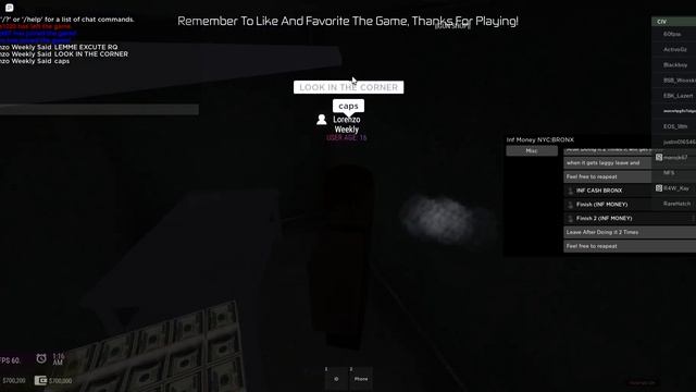 Roblox NYC:BRONX INF MONEY SCRIPT смотреть онлайн