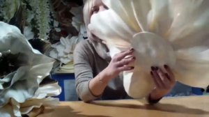 МАСТЕР КЛАСС ЦВЕТОК ИЗ ИЗОЛОНА 65 СМ