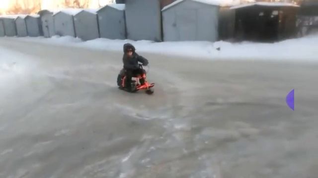 Снегоход на моторе смотреть онлайн