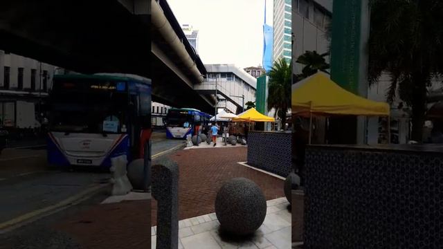 masjid jamek and LRT station kuala Lumpur Malaysia