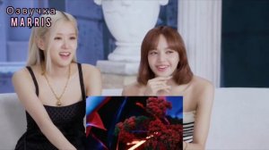 (Рус.озвучка) Блэкпинк реагируют на свой клип Pink Venom