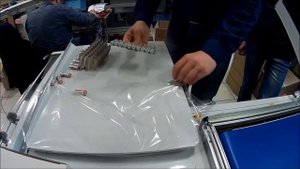Упаковка батареек в термоусадку на Smipack FP 560A + T450