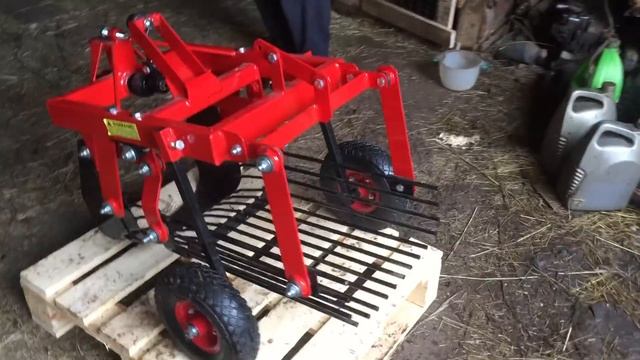 Картофелекопалка к мотоблоку МТЗ 09 смотреть онлайн