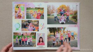 Выпускной альбом из детского сада макет Клетки