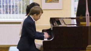 В.Биберган. Полька-бабочка. Исп.Тимофей Харитоненко, 11 лет и Анна Шаварова.