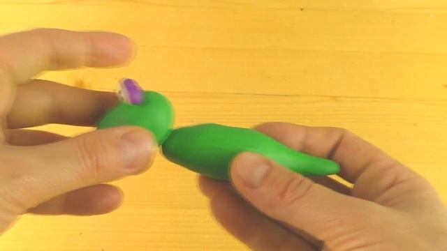 Лепка из пластилина пошагово Стегозавра Лепим из пластилина динозавра смотреть онлайн