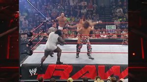 Evolution & Mark Henry vs Goldberg & Shawn Michaels RAW Oct 13,2003