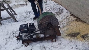 Щепорез самодельный ( движок 7 кабыл)