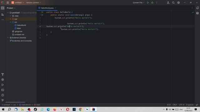 Основы Java. Урок 004. Автоматическое форматирование в IntelliJ IDEA. смотреть онлайн