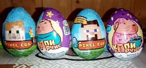 Обзоры. Распаковка. Коллекции: Pixel Egg(Майнкрафт) и Капибарчики (Капибар). #1