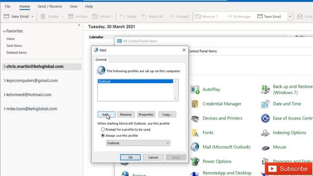 How to Remove or Delete an Email Account from Outlook in 2021 - Delete outlook Profile from Windows смотреть онлайн