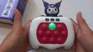 KUROMI PUSH POP IT MACHINE GAME UNBOXING AND REVIEW 2024 || SUPER SATISFYING ELECTRIC GAME || ASMR