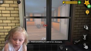 Scary Teacher 3D. Прохождение уровня с волосами. Мисс Ти забрала папу в игру!