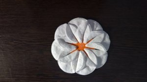 Мастер класс  Цветок из ватных дисков для мамы!