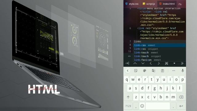 How To Create Menu Button Interaction Using HTML And CSS | Menu Button Interaction - CodeWithRihan