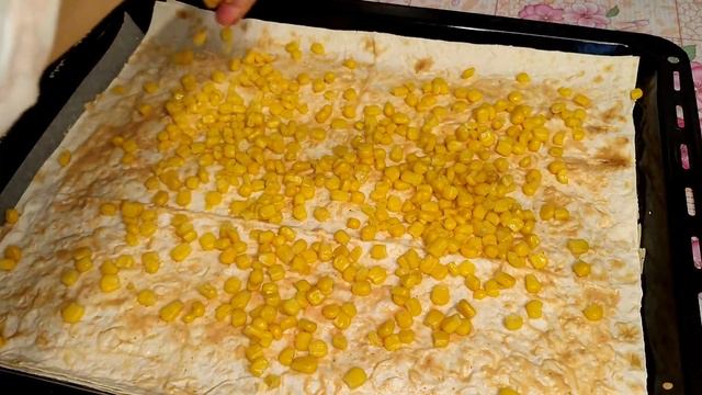 Ленивая пицца. Пицца из лаваша. Очень простой и лёгкий рецепт.