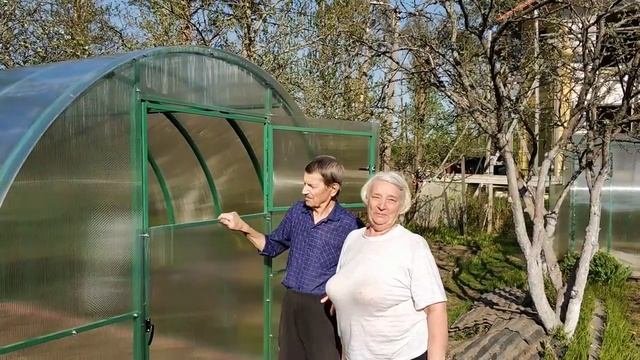 Теплицы из поликарбоната. Отзыв покупателей 4-ой теплицы в Ярославле. 89023334172