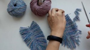 ПЕРО ИЗ НИТОК своими руками/Украшаем дом/