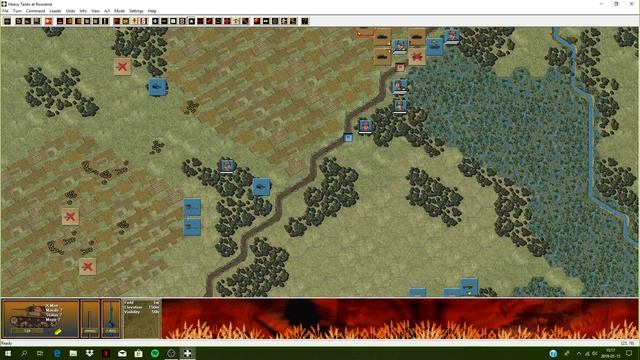 Lets Play Squad Battles Advance of The Reich Heavy tanks at Rossienie Part:02