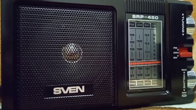 Радиоприёмник SVEN-450, Радио Ватикана на русском, КВ-31м? смотреть онлайн