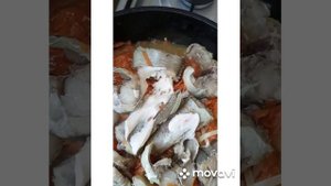 Минтай, в белом соусе