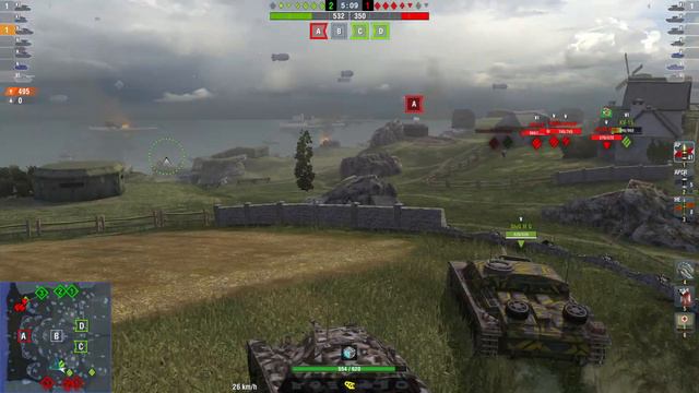 World Of Tanks Blitz Crusader 60fps 1080p MAX GRAPHICS. смотреть онлайн