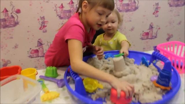 Космический пластичный песок для детей Песочница дома Развитие. смотреть онлайн