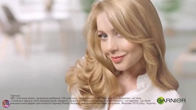 Реклама краски для волос Garnier. Тина Кароль смотреть онлайн