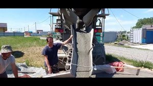 СТЯЖКА ПОЛА ПЕСКОБЕТОНОМ ИЗ МИКСЕРА ???