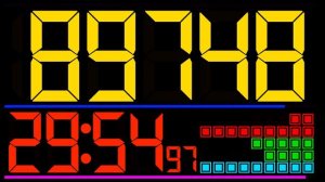 BCG 1 Hour Countdown (LED Frame Counter 180,000 Frames - 50 FPS) Remix BBC Arabic Countdown