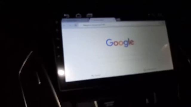 Hyundai IX35, магнитола 10.0 дюймов на Android 7.1 из Китая (в штатное место).