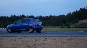 Skoda Fabia RS на треке + POV