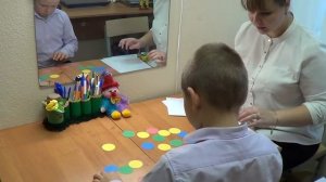 Индивидуальное занятие логопеда Сухаревой М С