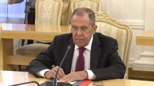 С.Лавров и Ван И, Москва, 18 сентября 2023 года