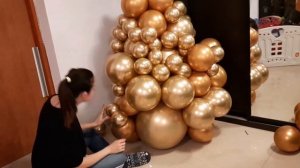 НОВОГОДНЯЯ ЕЛКА из шаров своими руками, DIY как сделать елку из шаров