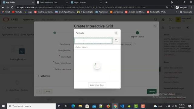 Enable Edit Mode in Interactive Grid Using Dynamic Action in Oracle APEX 21.1