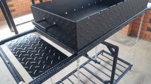 Мангал  по принципу тенсегрити (левитирующий)