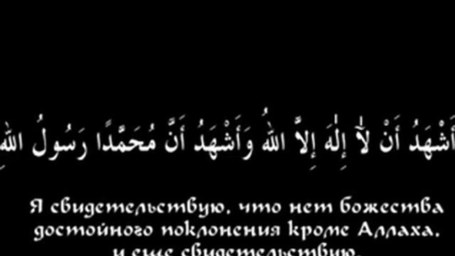 Шахада-свидетельство Единобожия смотреть онлайн