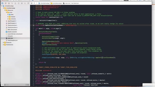 Integrate Unity in Native iOS App