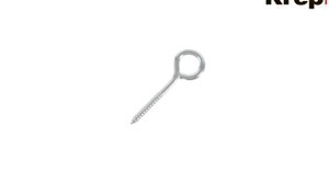 Крюки с метрической и шурупной резьбой