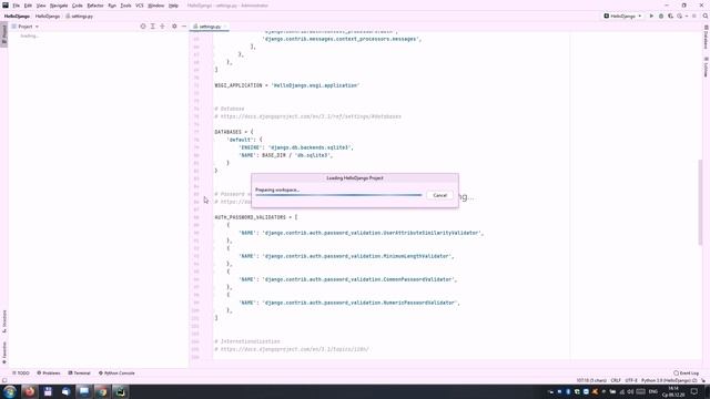 Установка Django на Windows 10
