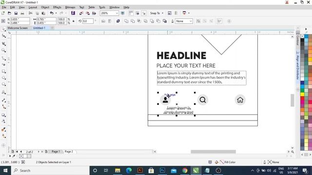 CorelDraw | Class 10 | How To Create Standee/Roll Up Banner | IQBAL ALAM смотреть онлайн